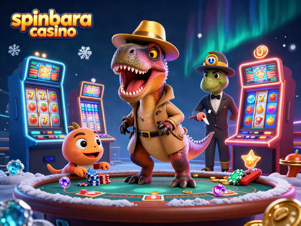 Experience excitement at spinbara casino with a velociraptor card counter and action-packed slot machines.